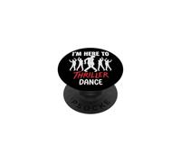 Je suis là pour Danser Le Thriller, Une fête de Zombies Amusante pour Halloween PopSockets PopGrip Adhésif