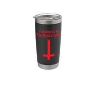 Je suis là pour faire le travail du diable Gobelet isotherme en acier inoxydable double paroi