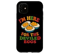 Je suis là pour la Nourriture Amusante de Thanksgiving aux œufs farfelus Coque pour iPhone 11