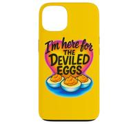 Je suis là pour la Nourriture Amusante de Thanksgiving aux œufs farfelus Coque pour iPhone 13