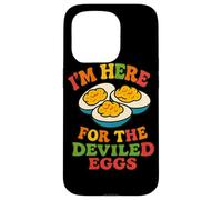 Je suis là pour la Nourriture Amusante de Thanksgiving aux œufs farfelus Coque pour iPhone 15 Pro