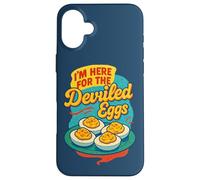 Je suis là pour la Nourriture Amusante de Thanksgiving aux œufs farfelus Coque pour iPhone 16 Plus