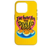 Je suis là pour la Nourriture Amusante de Thanksgiving aux œufs farfelus Coque pour iPhone 16 Pro