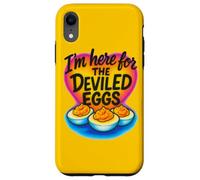 Je suis là pour la Nourriture Amusante de Thanksgiving aux œufs farfelus Coque pour iPhone XR