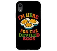 Je suis là pour la Nourriture Amusante de Thanksgiving aux œufs farfelus Coque pour iPhone XR