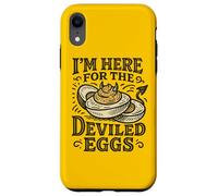 Je suis là pour la Nourriture Amusante de Thanksgiving aux œufs farfelus Coque pour iPhone XR