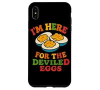 Je suis là pour la Nourriture Amusante de Thanksgiving aux œufs farfelus Coque pour iPhone XS Max