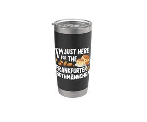 Je suis là pour la pâte d'amande allemande Frankfurter Bethmännchen Gobelet isotherme en acier inoxydable double paroi