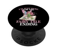Je suis là pour The Fairy Tale Ending Design Fairy Women PopSockets PopGrip Adhésif