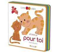 Je suis là pour toi Livre d'éveil Livre tout-carton avec de la feutrine à toucher À partir de 6 mois