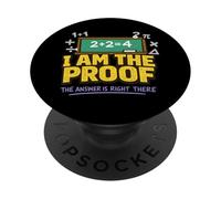 Je suis La Preuve La Reponse Est Juste La PopSockets PopGrip Adhésif