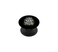 Je suis la Preuve Que Dieu répond aux prières des chrétiens PopSockets PopGrip Adhésif