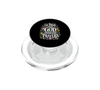 Je suis la Preuve Que Dieu répond aux prières des chrétiens PopSockets PopGrip pour MagSafe