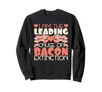 Je suis la Principale Cause de l'extinction du Bacon Sweatshirt