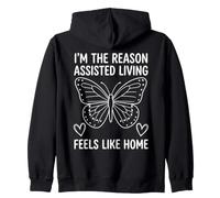 Je suis la Raison pour laquelle l'aide à la Vie Autonome se Sent comme chez soi Sweat à Capuche