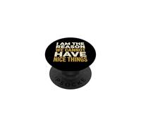 Je suis la Raison pour laquelle Nous ne Pouvons Pas Avoir de Belles Choses Prankster PopSockets PopGrip Adhésif