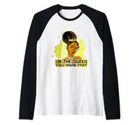 Je suis la Reine, tu connaîtras Cette Reine Noire, mélanine, sœur Manche Raglan