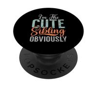 Je suis la sœur Mignonne Qui Correspond manifestement à Mes frères et sœurs PopSockets PopGrip Adhésif