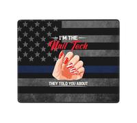 Je suis La Technicienne en Manucure Dont on Vous A Parlé. Mouse Pad Durable Tapis Souris Base en Caoutchouc Tapis De Souris pour Ordinateur Pc Jeux 25X30Cm