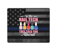 Je suis La Technicienne en Manucure Dont on Vous A Parlé. Tapis De Souris Antidérapante Tapis Souris Douce Mouse Pad pour Maison Études Bureau 25X30Cm