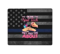 Je suis La Technicienne en Manucure Dont on Vous A Parlé. Tapis De Souris Douce Tapis Souris Durable Mouse Pad pour Ordinateur Maison Gamer 25X30Cm
