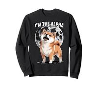 Je suis l'Alpha Cool Shiba Inu Dog Power Confidence Disant Sweatshirt