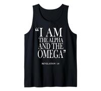 Je suis l'Alpha et l'Oméga Révélation 1:8 Débardeur