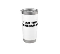 JE SUIS LE CAMÉRAMAN Gobelet isotherme en acier inoxydable double paroi