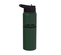 JE SUIS LE CAMÉRAMAN Stainless Steel Insulated Water Bottle