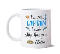 Je Suis Le Capitaine, Je Fais En Sorte Que Le Navire Se Réalise. Tasse À Thé Céramique Mug Unique Tasse À Café Cadeaux Fantaisie Pour Anniversaire Collègue Noël 330 Ml