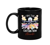 Je Suis Le Capitaine Maintenant Tasse À Thé Unique Mug Drôle Tasse À Café Idée Cadeau Pour Noël Bureau Collègue 330Ml