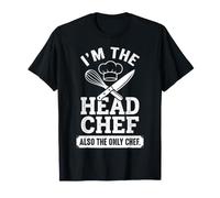 Je suis Le Chef de Cuisine et Le Seul Fouet et Couteau de Chef T-Shirt