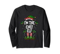 Je suis Le Chef Elfe Christmas Noël Pajama PJ Men Femmes Manche Longue