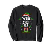 Je suis Le Chef Elfe Christmas Noël Pajama PJ Men Femmes Sweatshirt