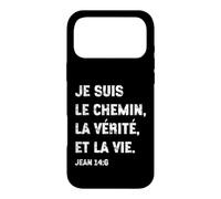 Je suis Le Chemin Bible Verset Jean 14.6 Cadeau Chrétien Coque pour iPhone 17 Pro Max