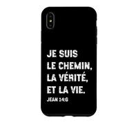 Je suis Le Chemin Bible Verset Jean 14.6 Cadeau Chrétien Coque pour iPhone XS Max