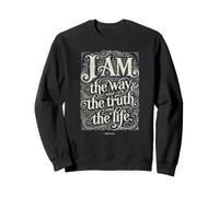 Je suis Le Chemin, la vérité et la Vie Jean 14:6 Bible Sweatshirt
