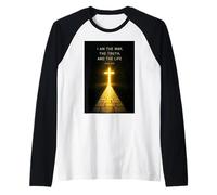 Je suis Le Chemin, la vérité et la Vie puissante Jean 146 Manche Raglan