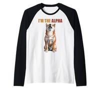Je suis Le Chien Alpha Shiba Inu, Un Leader Fort, Un état Manche Raglan