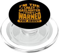 Je suis Le Crazy Gaslighter Design PopSockets PopGrip pour MagSafe