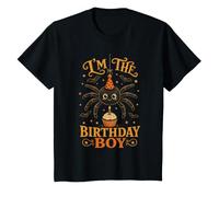 Je suis Le garçon d'anniversaire Spider Halloween Kids T-Shirt