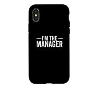 Je suis Le Manager, Funny Boss, appréciation du Milieu de Travail Coque pour iPhone X/XS