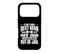 Je suis Le Meilleur Homme et C'est Mon Travail de l'empêcher d'aller en Prison Coque pour iPhone 17 Pro
