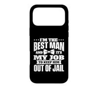 Je suis Le Meilleur Homme et C'est Mon Travail de l'empêcher d'aller en Prison Coque pour iPhone 17 Pro Max