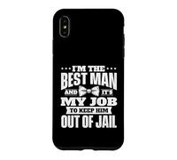 Je suis Le Meilleur Homme et C'est Mon Travail de l'empêcher d'aller en Prison Coque pour iPhone XS Max