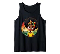 Je suis le Mois de l'histoire des Noirs pour enfants et filles afro-américains Débardeur