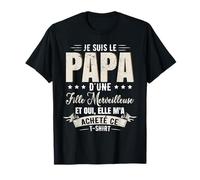 Je Suis Le Papa D'Une Fille Merveilleuse T-Shirt