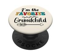 Je suis Le Petit-Fils préféré, Un Petit-Enfant drôle Qui Dit PopSockets PopGrip Adhésif