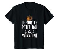 Je Suis Le Petit Roi De Ma Marraine Beau Baptême T-Shirt