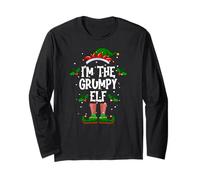 Je suis Le Pyjama de Noël Grumpy Elf Christmas Pjama Men des Manche Longue